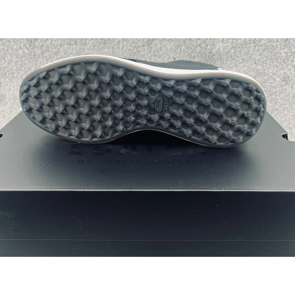 Travis‎ Mathew The Moneymaker Golf Shoes Mens 8 Black Cuater Spikeless NEW